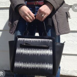 GX by Gwen Stefani  Black and White Patterned Women's Bag used